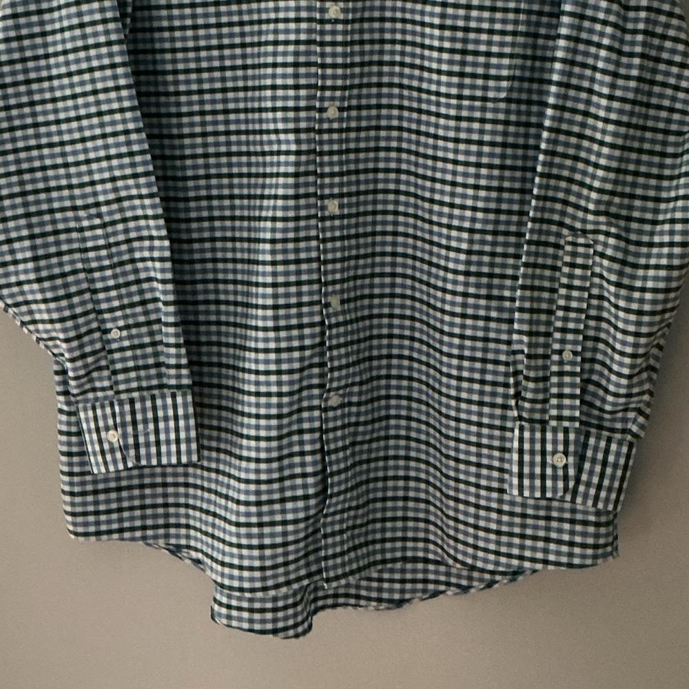 STRAFFORD TRAVEL WRINKLE FREE OXFORD LONG SLEEVE BUTTON DOWN SHIRT - Picture 4 of 6